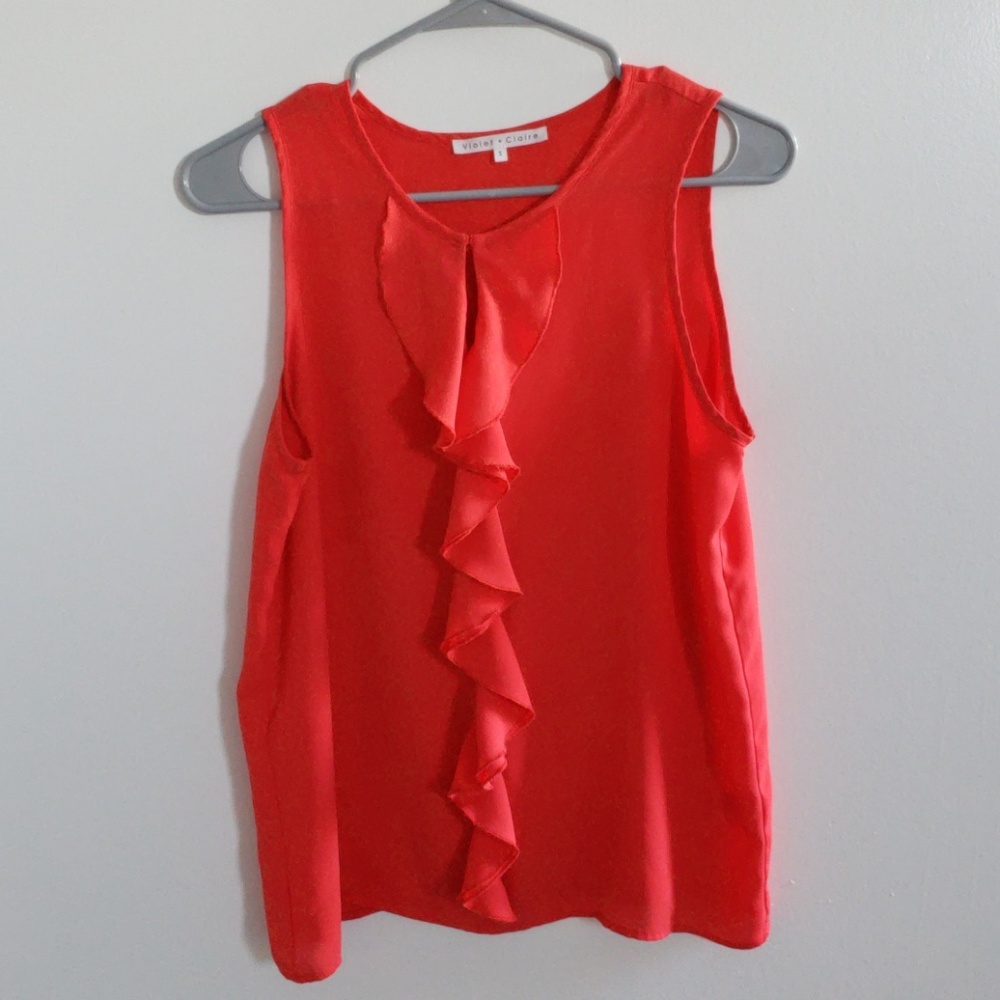 Violet and Claire Ruffle Blouse